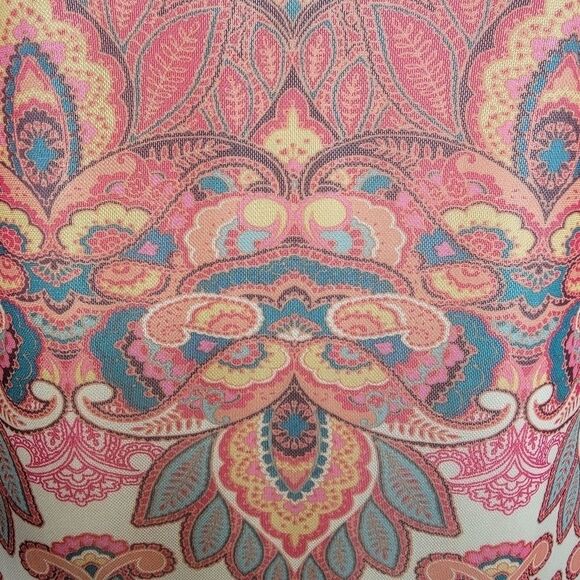 Allison Brittney retro ruffle bell sleeve dress size Medium - Picture 5 of 8